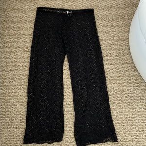 Becca by rebecca virtue lace pants black S/P